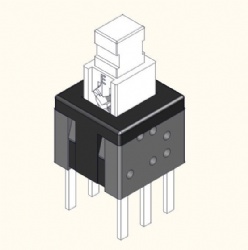 5.8 mm pushbutton switch 6pin